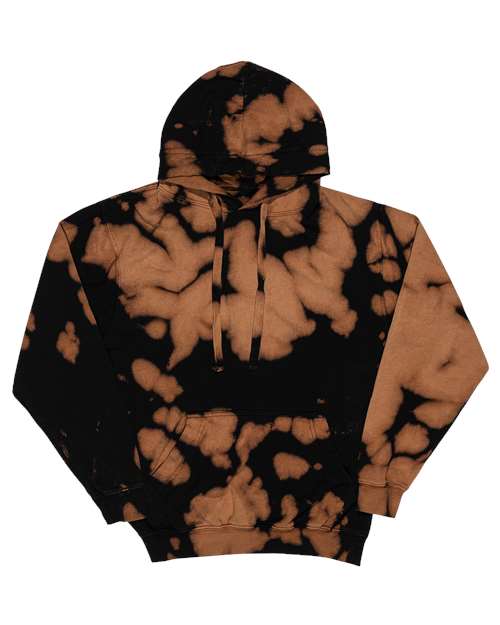 Premium Fleece Bleach Wash Hooded Sweatshirt | USA Decoration