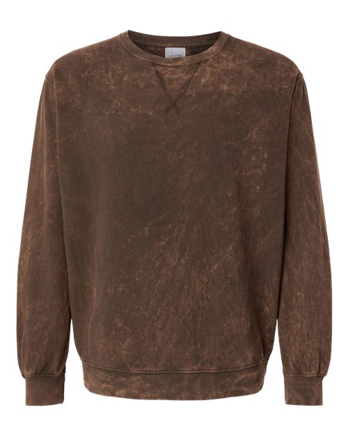 Premium Fleece Mineral Wash Crewneck Sweatshirt | USA Decoration