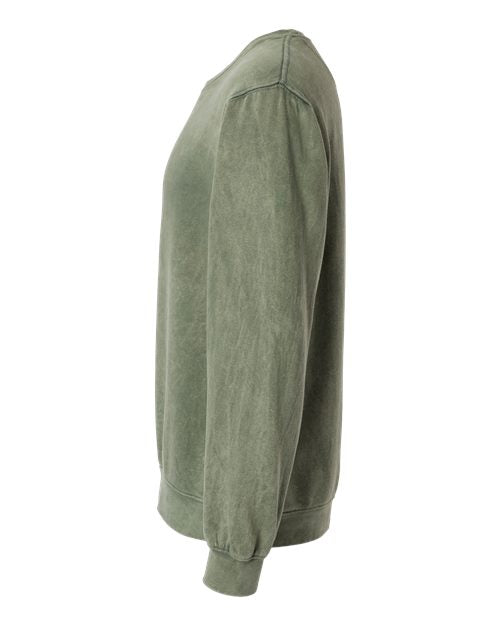 Premium Fleece Mineral Wash Crewneck Sweatshirt | USA Decoration