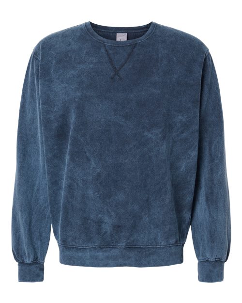 Premium Fleece Mineral Wash Crewneck Sweatshirt | USA Decoration