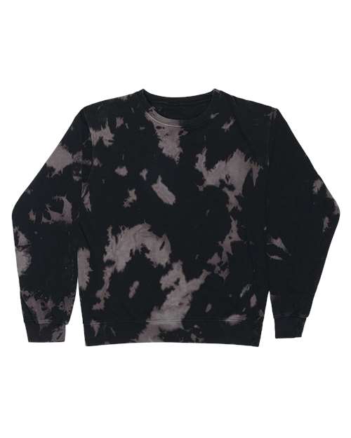 Premium Fleece Bleach Wash Crewneck Sweatshirt | USA Decoration