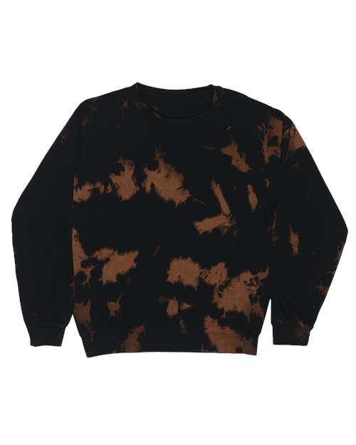Premium Fleece Bleach Wash Crewneck Sweatshirt | USA Decoration