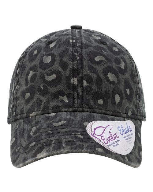 Women's Garment-Washed Fashion Print Cap | USA Decoration