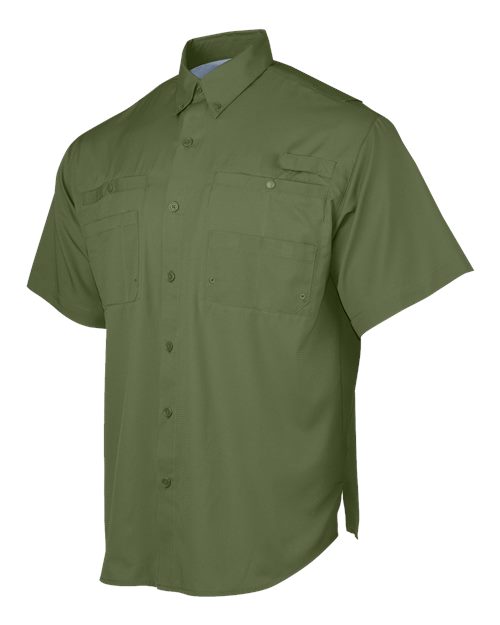Hatteras Performance Short Sleeve Fishing Shirt | USA Decoration