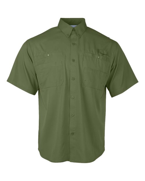 Hatteras Performance Short Sleeve Fishing Shirt | USA Decoration