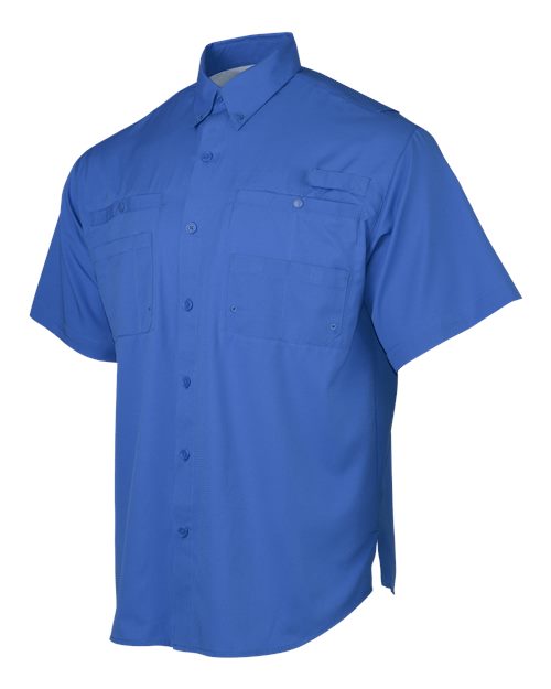 Hatteras Performance Short Sleeve Fishing Shirt | USA Decoration