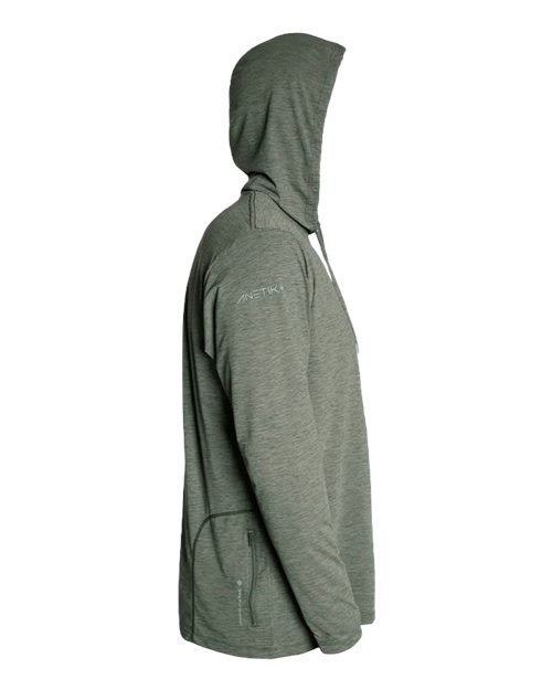 Low Pro Tech Hooded Long Sleeve T-Shirt | USA Decoration