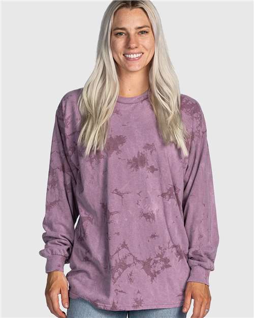 Crush Tie-Dyed Long Sleeve T-Shirt | USA Decoration