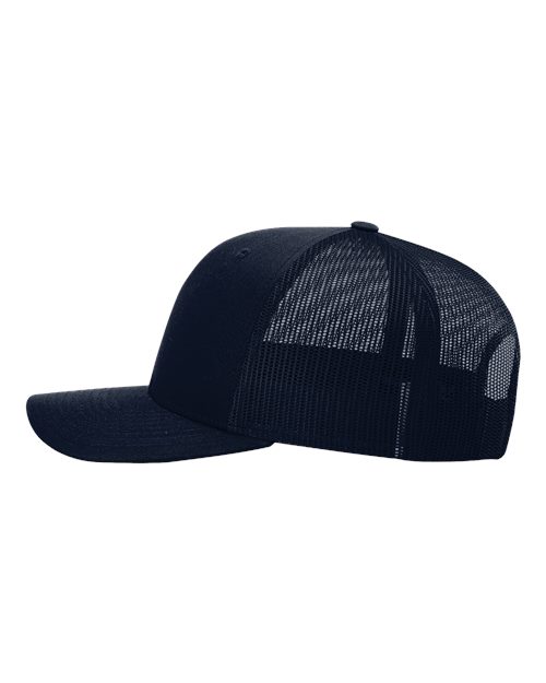 112+ R-Flex Adjustable Trucker Cap | USA Decoration