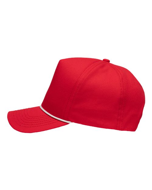 Five-Panel Rope Heritage Fit Cap | USA Decoration