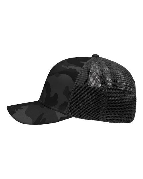Traditional Lo-Pro Mesh Back Trucker Fit Cap | USA Decoration