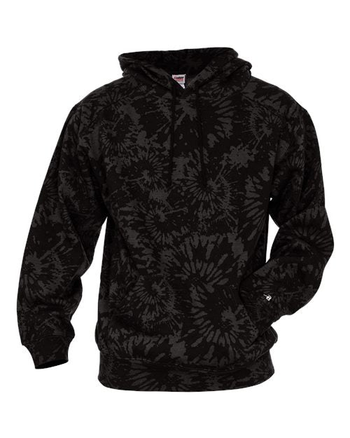 Badger Unisex Tie-Dyed Triblend Hooded Sweatshirt