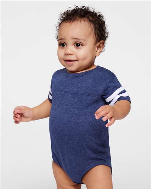Infant Football Fine Jersey Bodysuit | USA Decoration