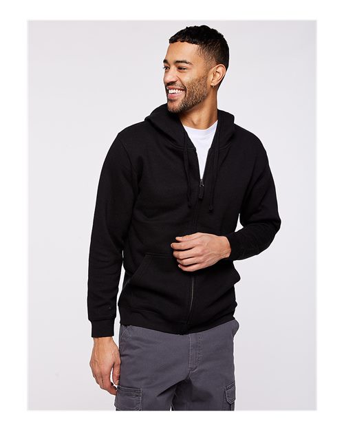 Full-Zip Fleece Hoodie | USA Decoration