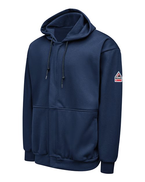 Full-Zip Fleece Hooded Sweatshirt | USA Decoration