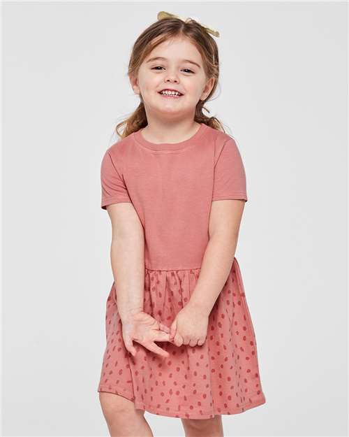 Toddler Fine Jersey Dress | USA Decoration