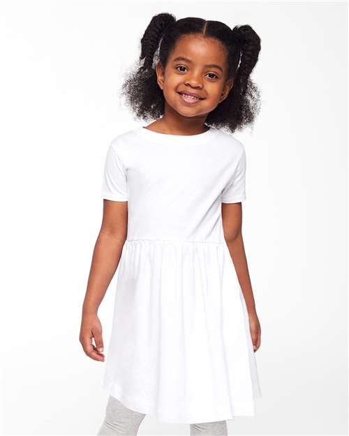 Toddler Fine Jersey Dress | USA Decoration