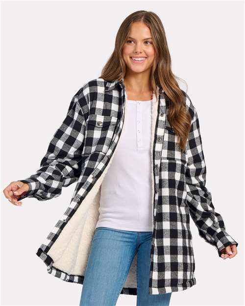 Flannel Sherpa Workshirt | USA Decoration