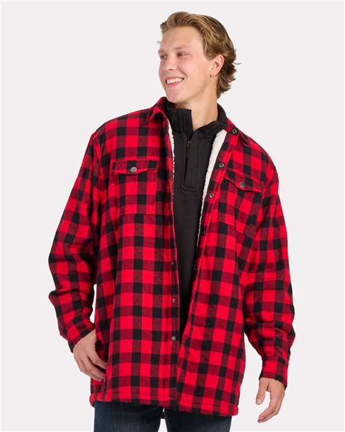 Flannel Sherpa Workshirt | USA Decoration