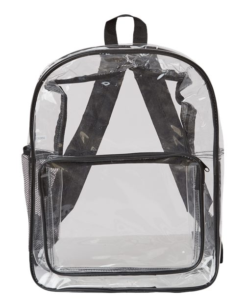 Large 17" Heavy Duty Clear Backpack | USA Decoration