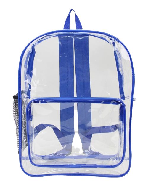 Large 17" Heavy Duty Clear Backpack | USA Decoration