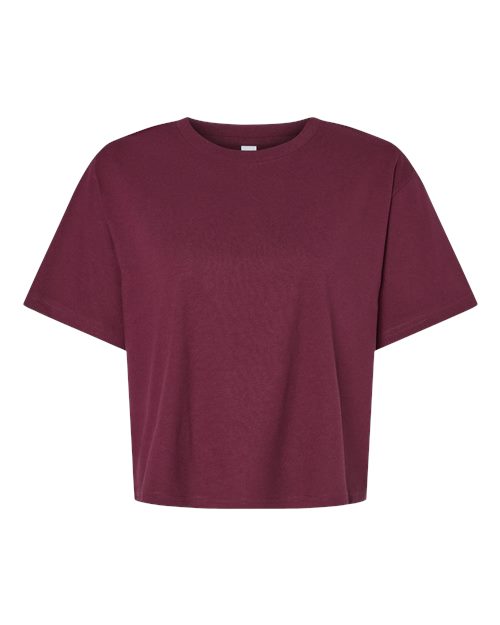 Women's Fine Jersey Boxy Tee | USA Decoration