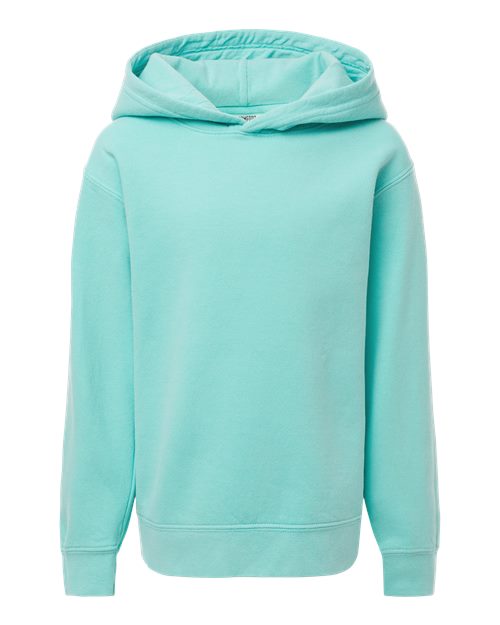Garment-Dyed Youth Lightweight Fleece Hooded Sweatshirt | USA Decoration®