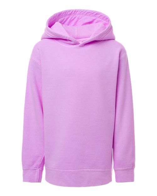 Garment-Dyed Youth Lightweight Fleece Hooded Sweatshirt | USA Decoration®
