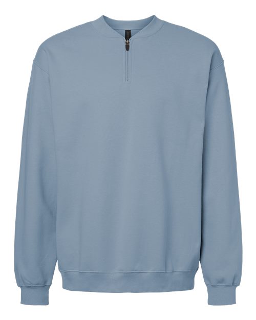 Softstyle® Midweight 1/4 Zip Sweatshirt | USA Decoration