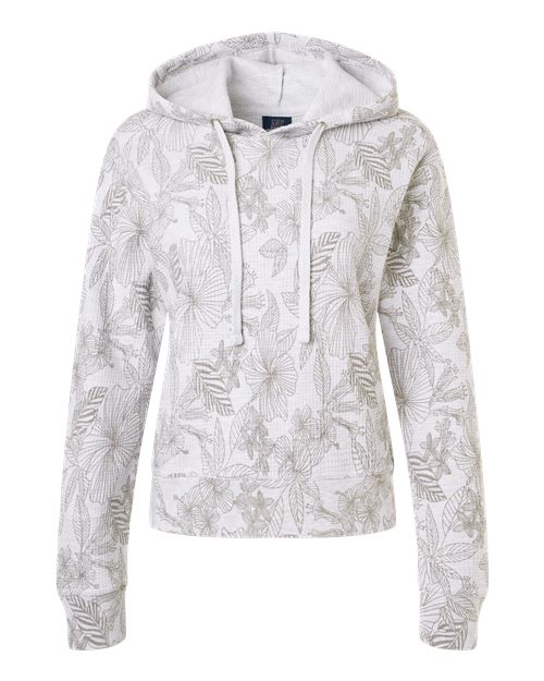 Women's Maddie Floral Print Hooded Sweatshirt | USA Decoration