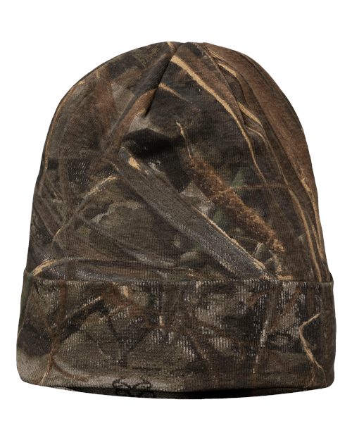 12" Licensed Camo Cuffed Beanie | USA Decoration