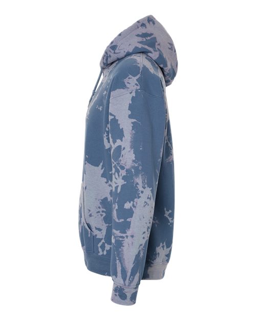 Essential Fleece Bleach Wash Hooded Sweatshirt | USA Decoration