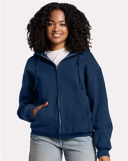 Rugged Full-Zip Hooded Sweatshirt | USA Decoration