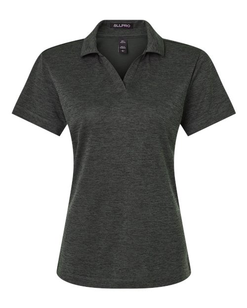 Women's Performance Mélange Polo | USA Decoration
