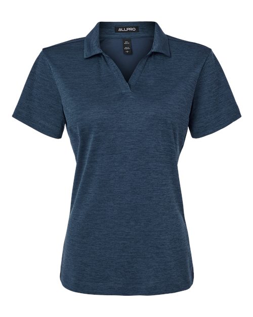 Women's Performance Mélange Polo | USA Decoration