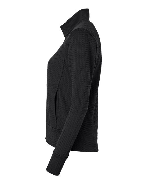Women's Ultimate Textured Full-Zip Jacket | USA Decoration
