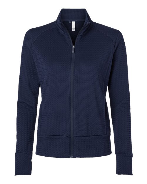 Women's Ultimate Textured Full-Zip Jacket | USA Decoration