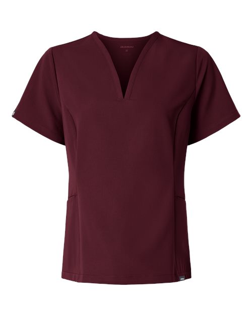 Women's Calix Fit & Flare Scrub V-Neck Top | USA Decoration