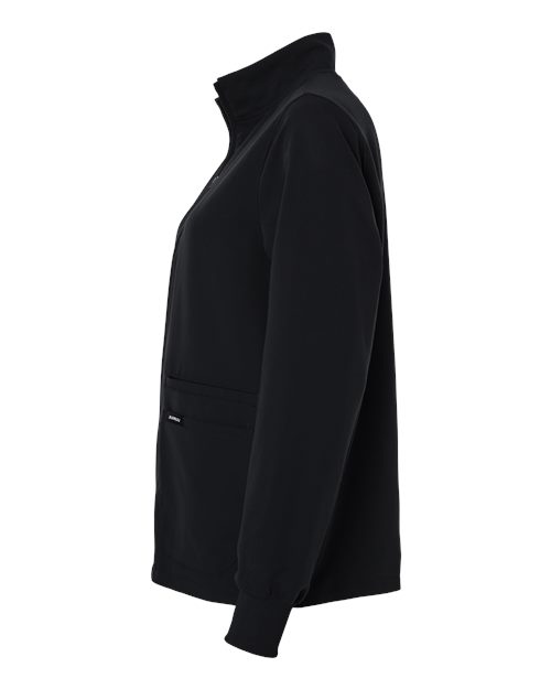 Women's Ceri Essential Full-Zip 6-Pocket Scrub Jacket | USA Decoration