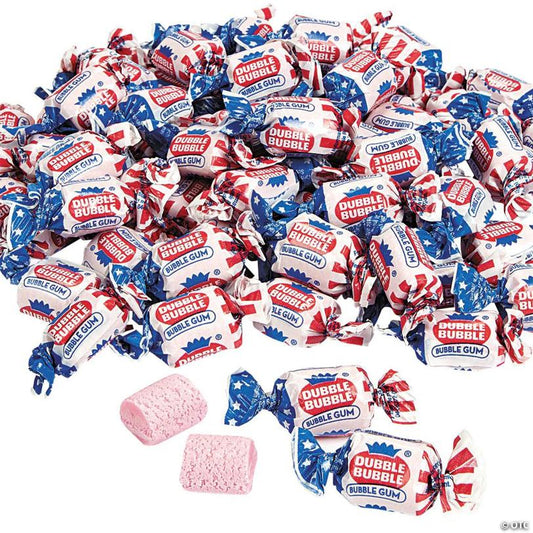 11.5 oz. Dubble Bubble Patriotic American Flag Gum - 52 Pc.