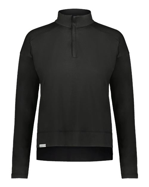 Eco Revive™ Women's Ventura Soft Knit Quarter-Zip | USA Decoration