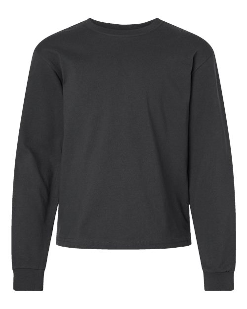 Youth 6oz. Heavyweight Long Sleeve Tee | USA Decoration