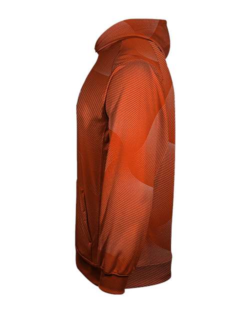 Youth Warp Hooded Long Sleeve T-Shirt | USA Decoration