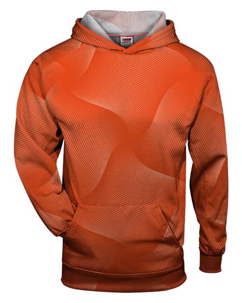 Youth Warp Hooded Long Sleeve T-Shirt | USA Decoration