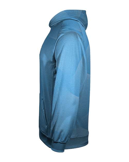Youth Warp Hooded Long Sleeve T-Shirt | USA Decoration