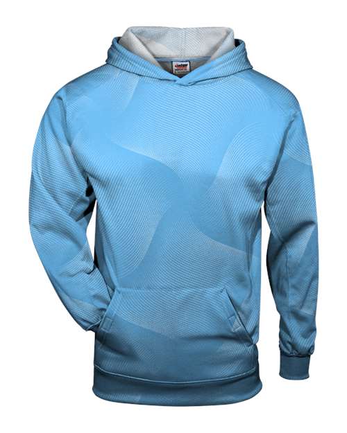 Youth Warp Hooded Long Sleeve T-Shirt | USA Decoration