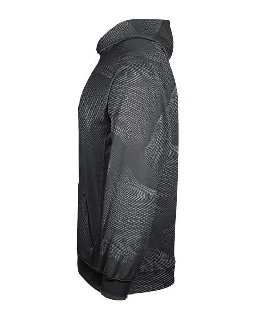 Youth Warp Hooded Long Sleeve T-Shirt | USA Decoration