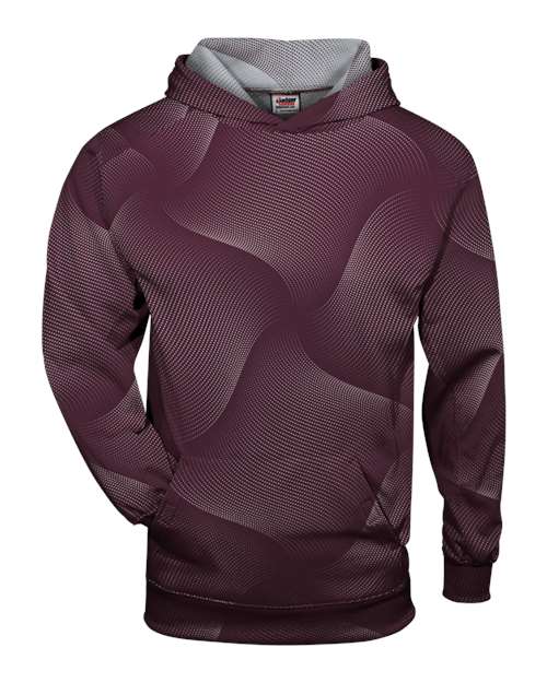 Youth Warp Hooded Long Sleeve T-Shirt | USA Decoration