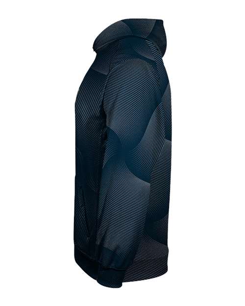 Youth Warp Hooded Long Sleeve T-Shirt | USA Decoration