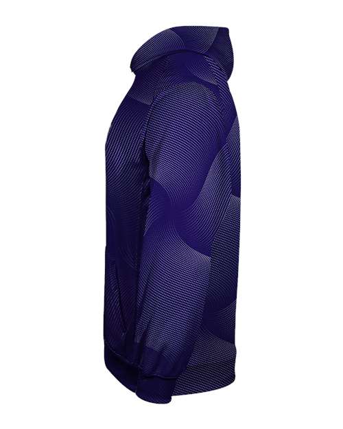 Youth Warp Hooded Long Sleeve T-Shirt | USA Decoration